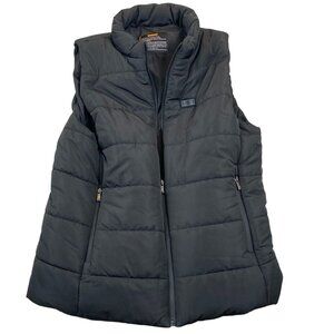 Heated Black Puffer Vest Medium With USB Port Unisex